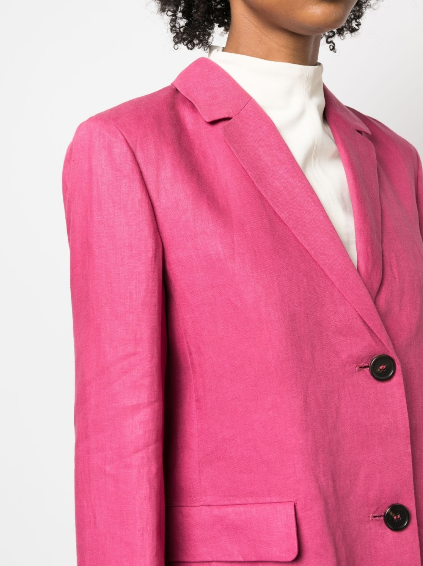 - Single-breasted Linen Blazer