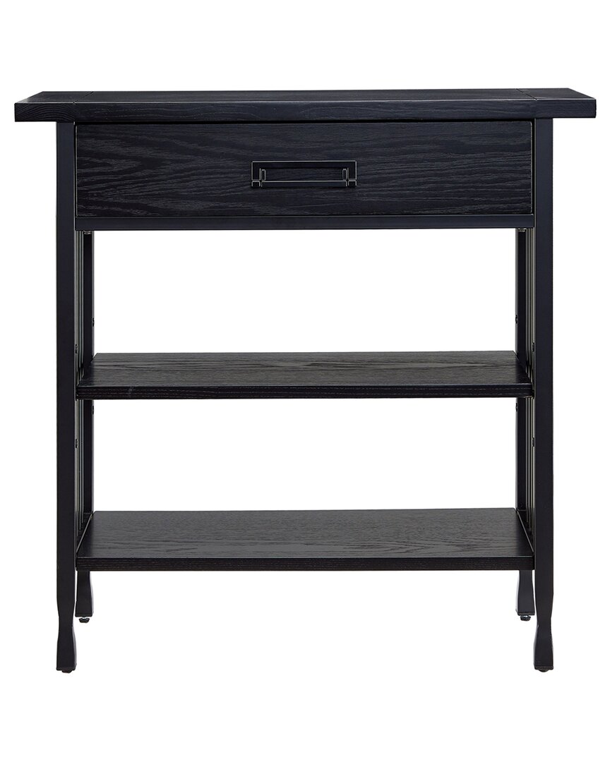 Leick Home Ironcraft Bookcase With Drawer Storage