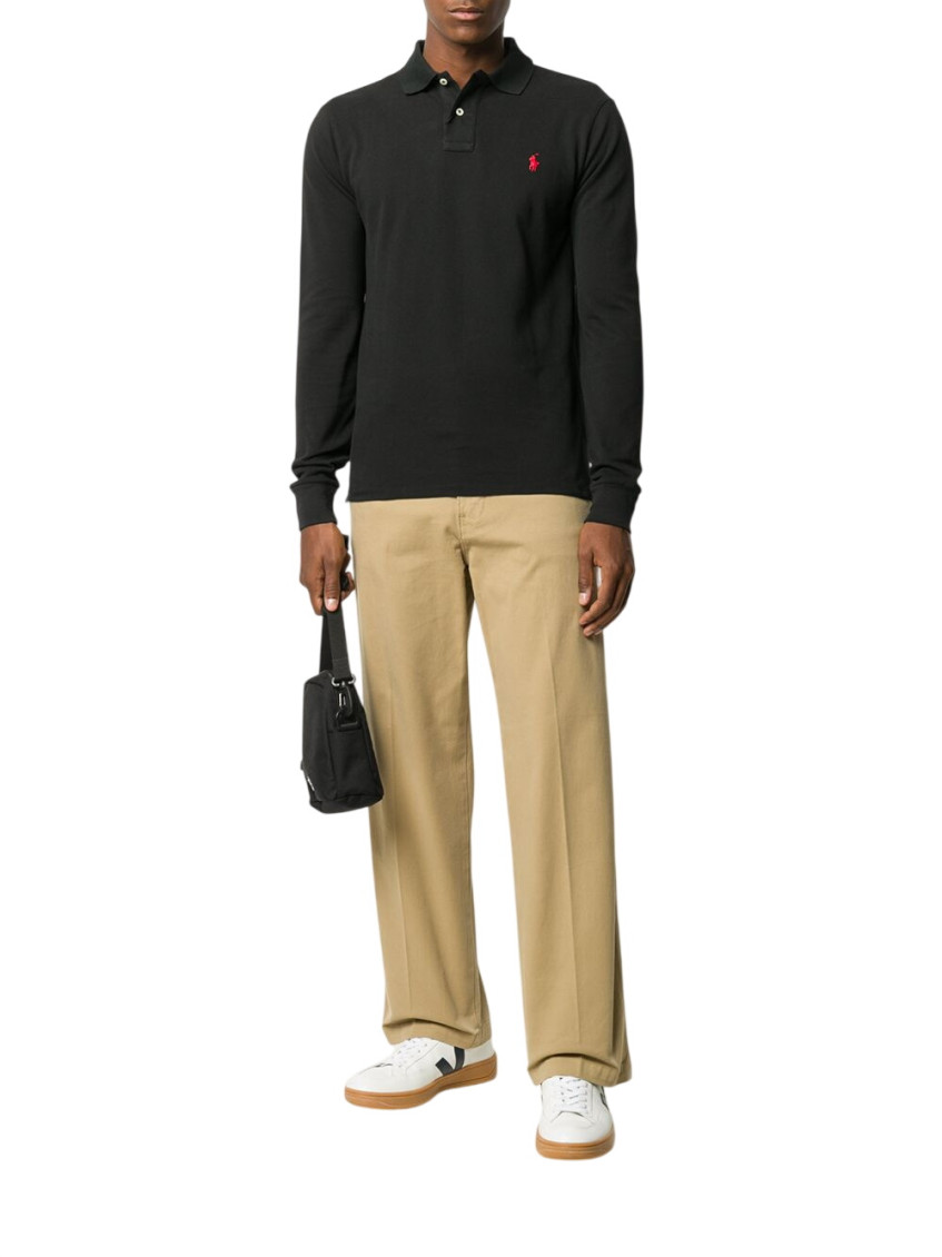 Logo Embroidered Polo Shirt