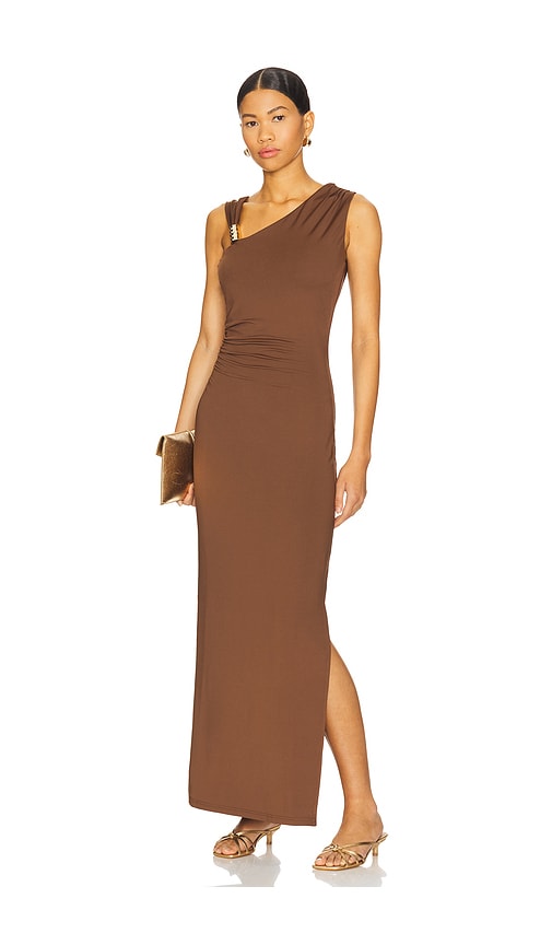 SNDYS MAXIKLEID BAYLEE in Brown. Größe XXS. Also in L, M