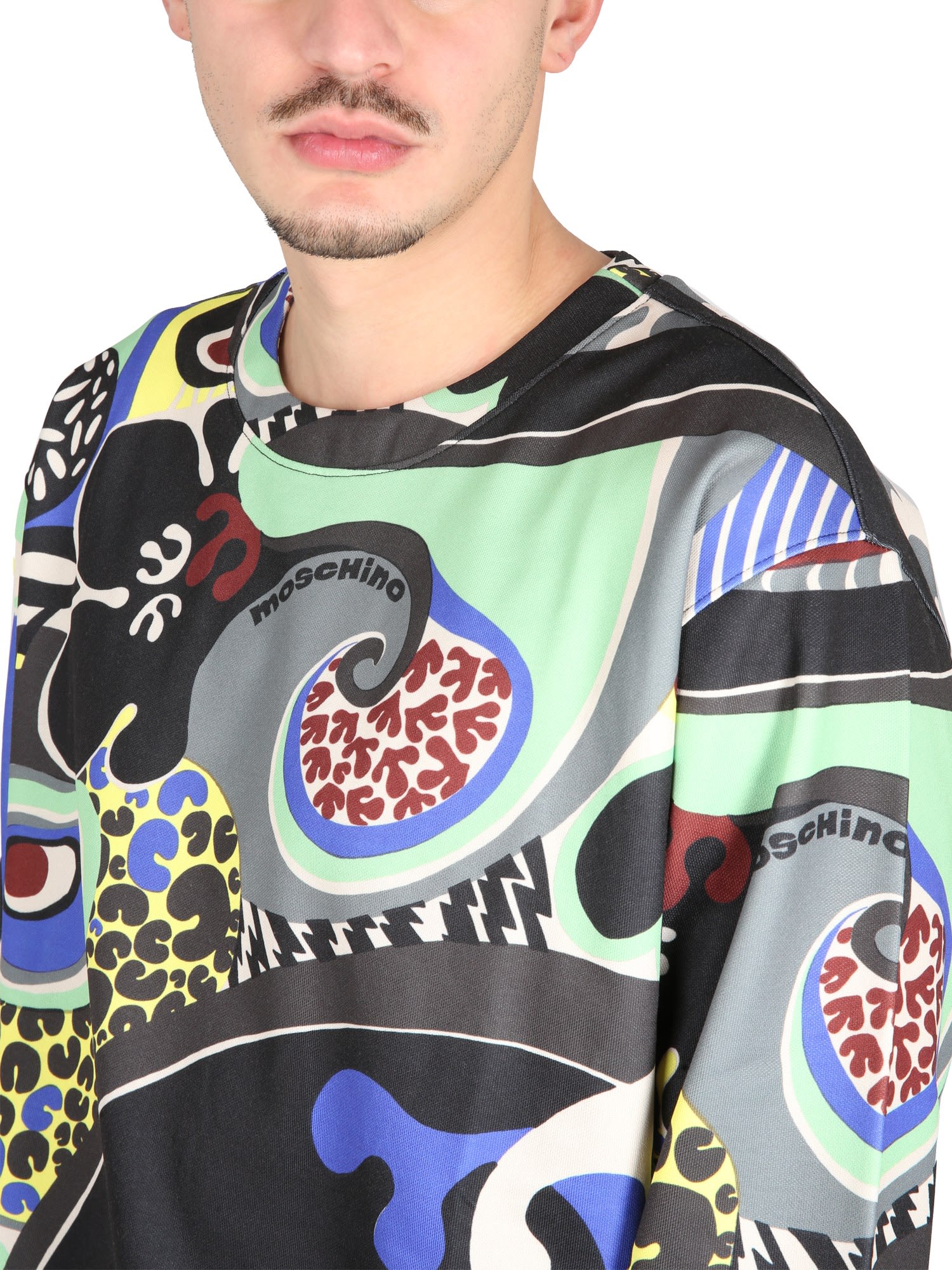 Psychedelic Print Sweatshirt