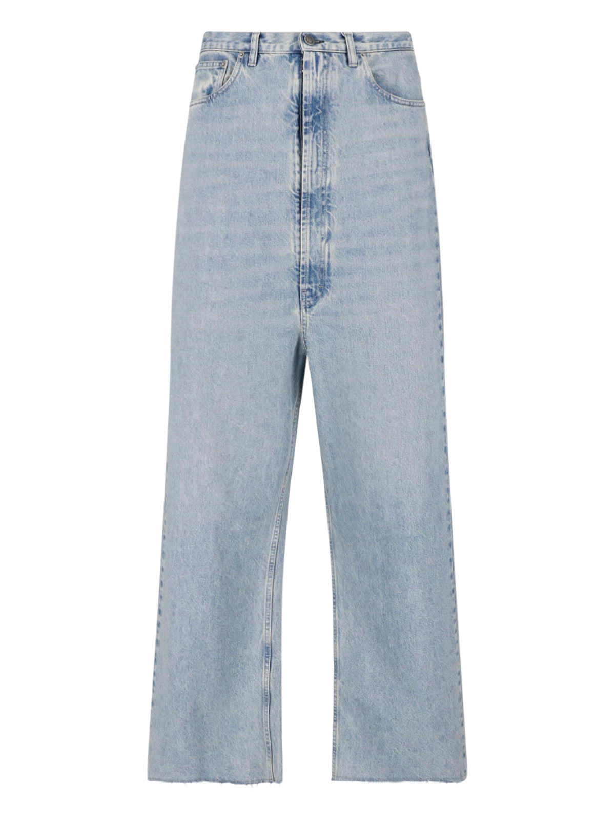 Cotton Denim Jeans with Pocket Lining