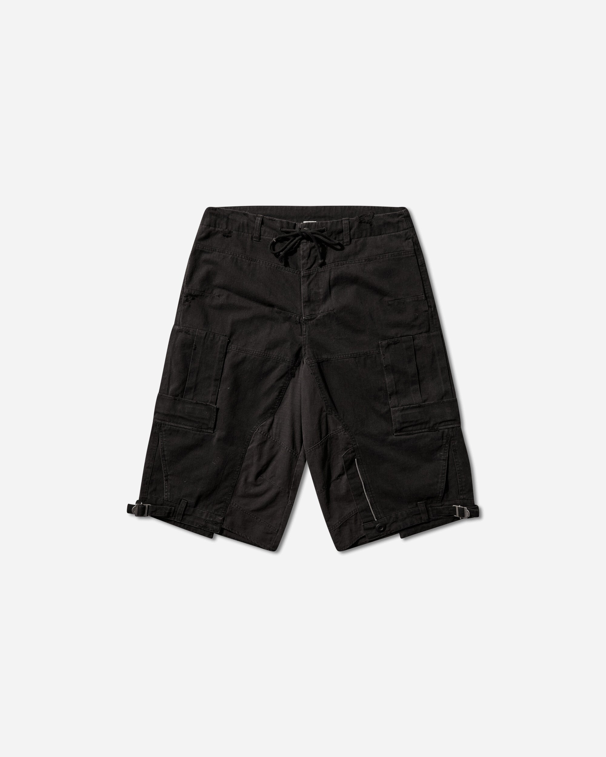 Upside-Down Cargo Shorts Black