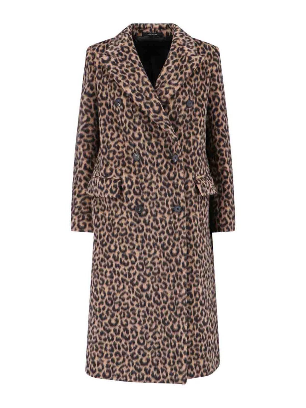 Double -breasted midi coat