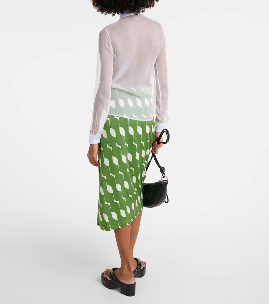 Silk and cotton shirt