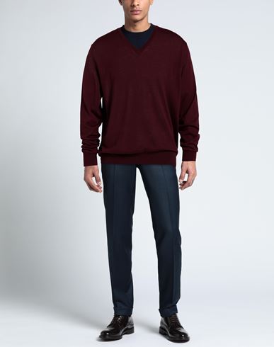 X Sør Man Sweater Garnet Size 48 Merino Wool, Silk