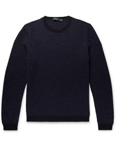 Man Sweater Midnight blue Size 36 Virgin Wool