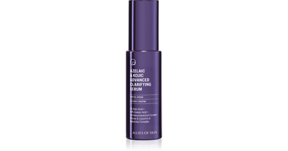 Allies of Skin Azelaic & Kojic Advanced Night Serum — Face Seru