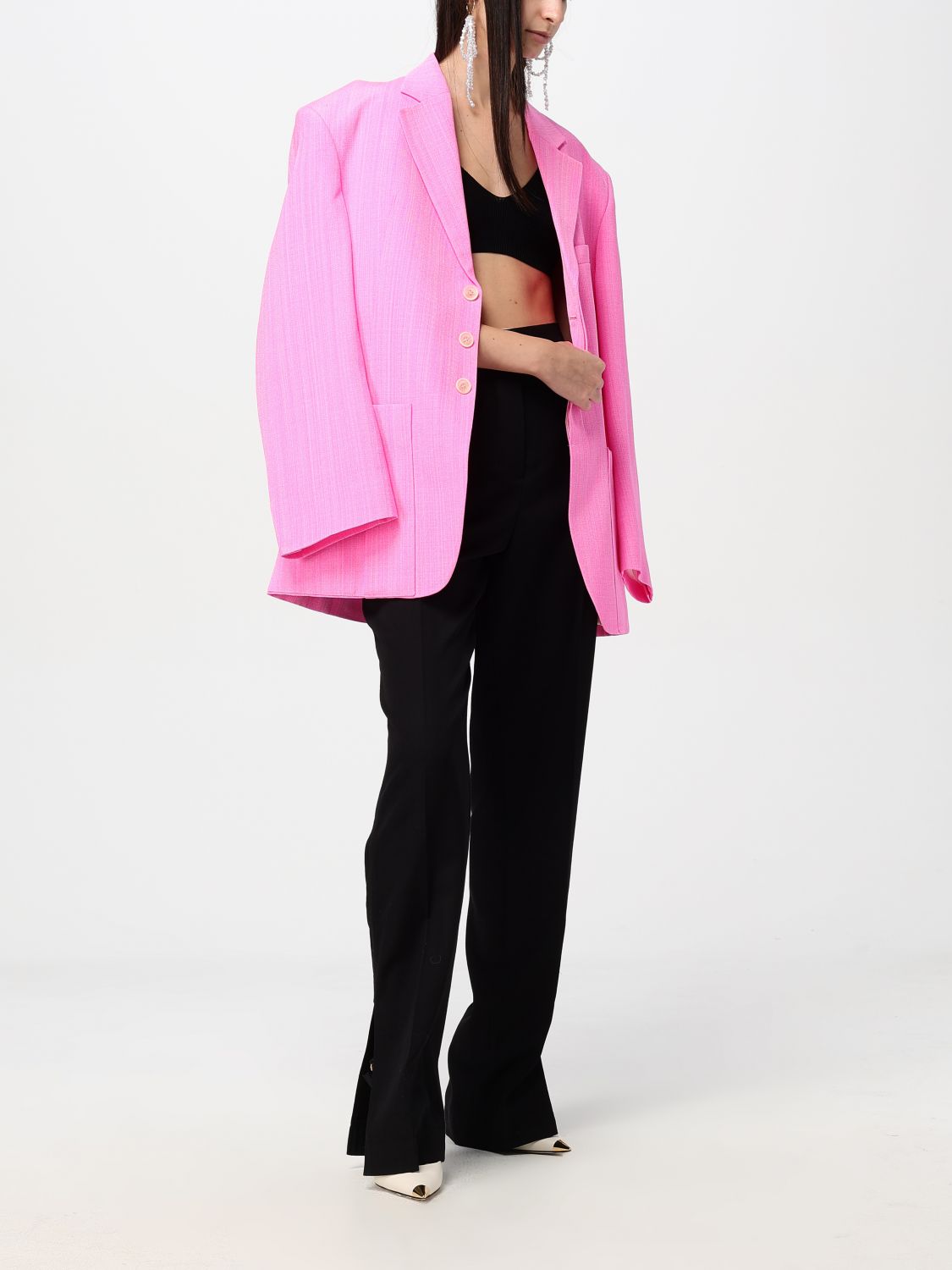 Single-breasted blazer - Pink