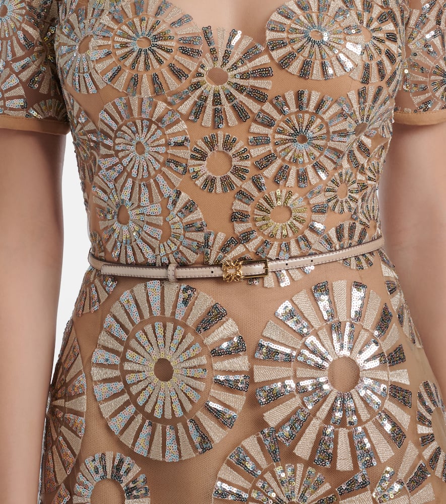 Sequined gown