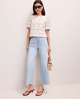 Ann Taylor The Wide-Leg Crop Jean