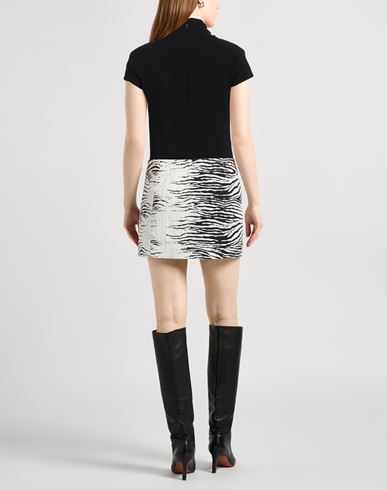 Versace Woman Top Black Size 4 Viscose, Acetate