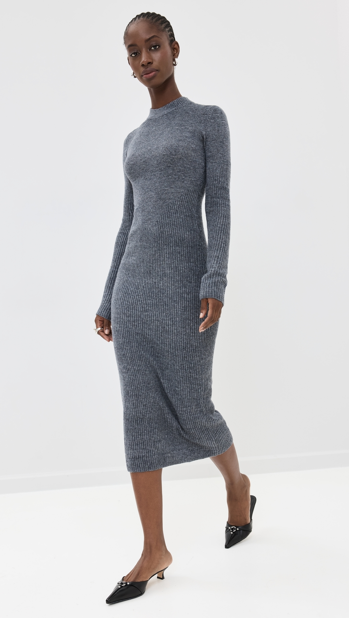 Ramona Dress Charcoal Grey