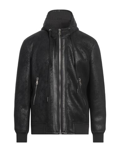 Man Jacket Black Size 44 Polyester, Polyurethane, Viscose, Elastane