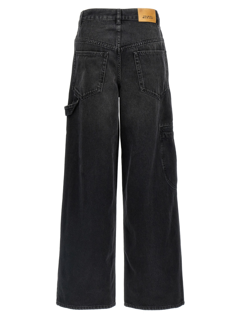 Black Cargo Jeans
