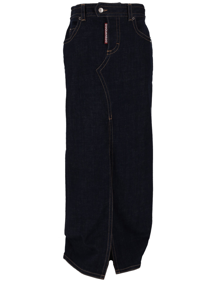 Dsquared2 - front slit skirt back pocket