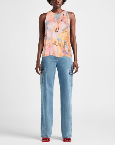 Trésor Woman Top Apricot Size 6 Viscose