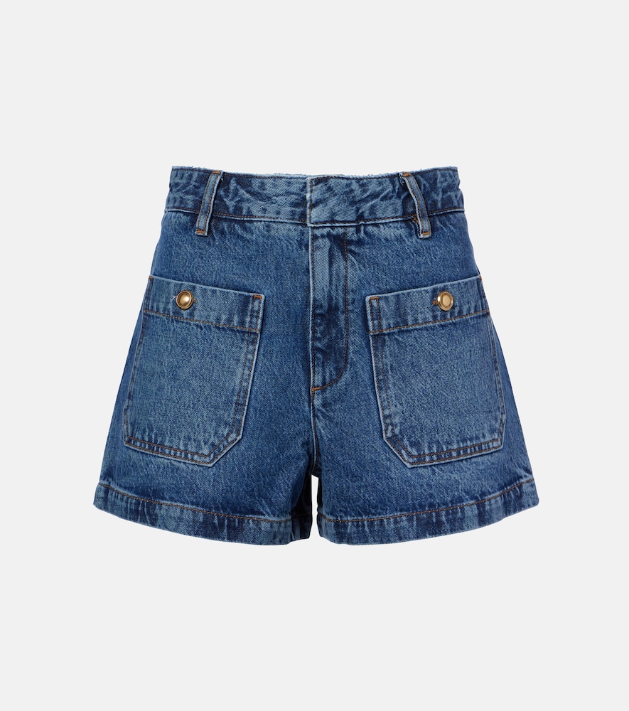 Cruise high-rise denim shorts