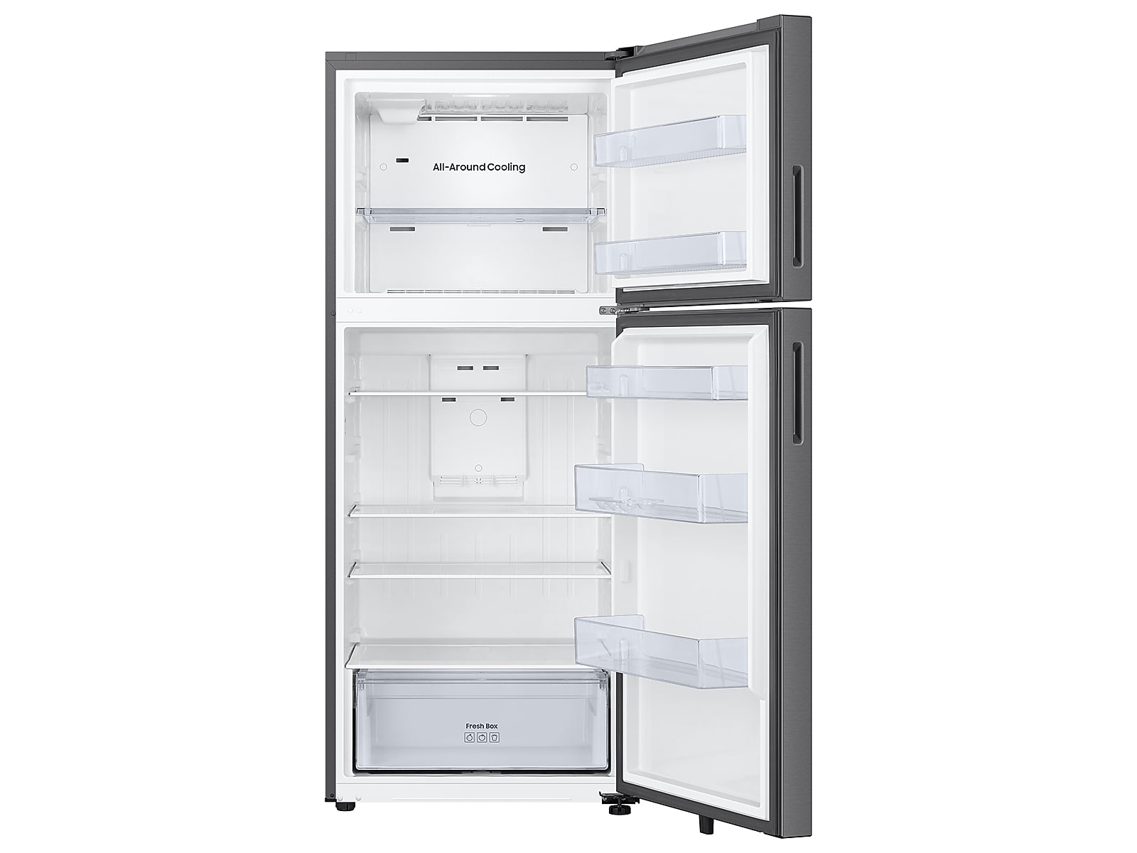 18 cu. ft. Top Freezer Refrigerator with All-Around Cooling in Stainless Steel(RT70F18LRSRAA)