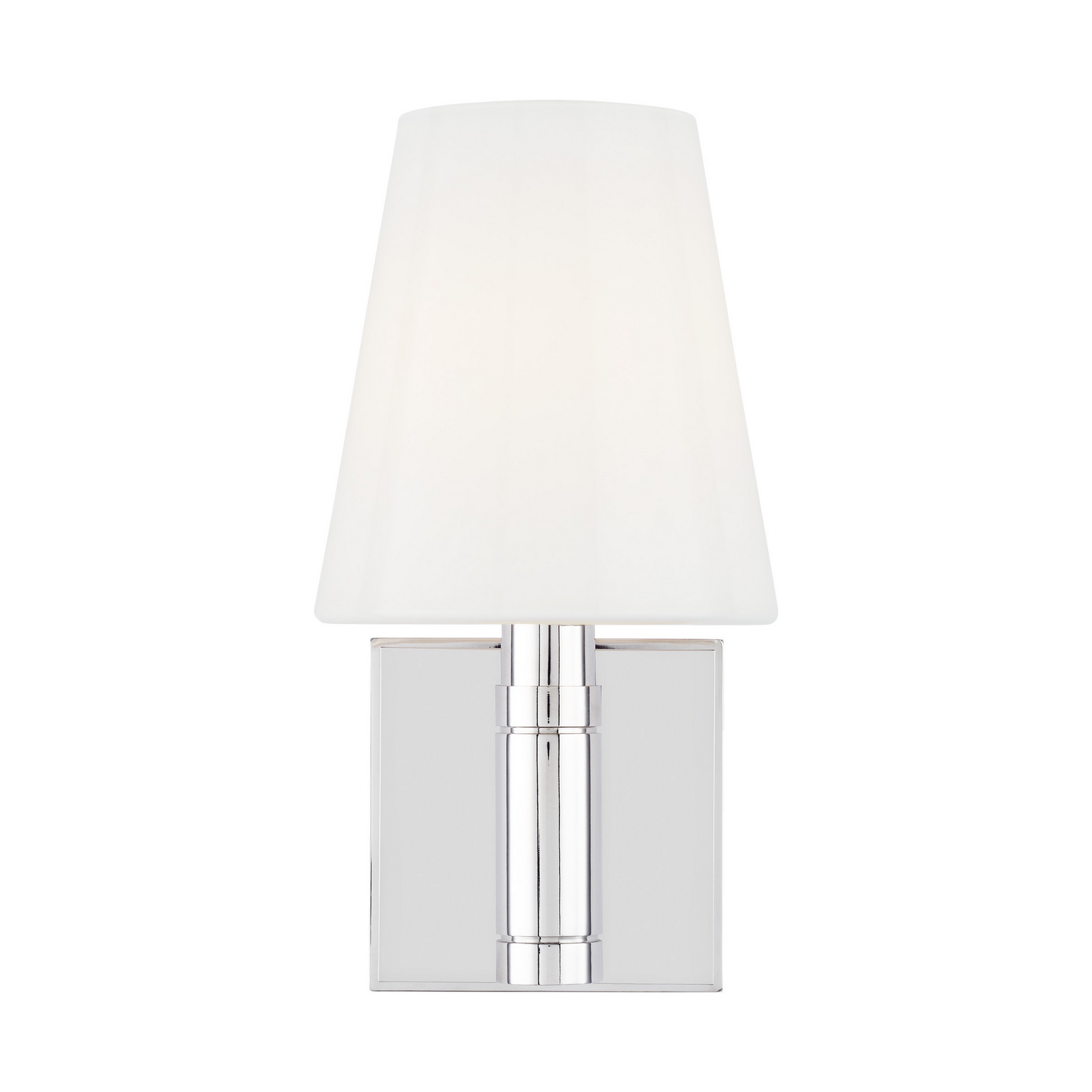 Visual Comfort Studio Beckham Classic Wall Sconce in Polished Nickel by Thomas O'Brien