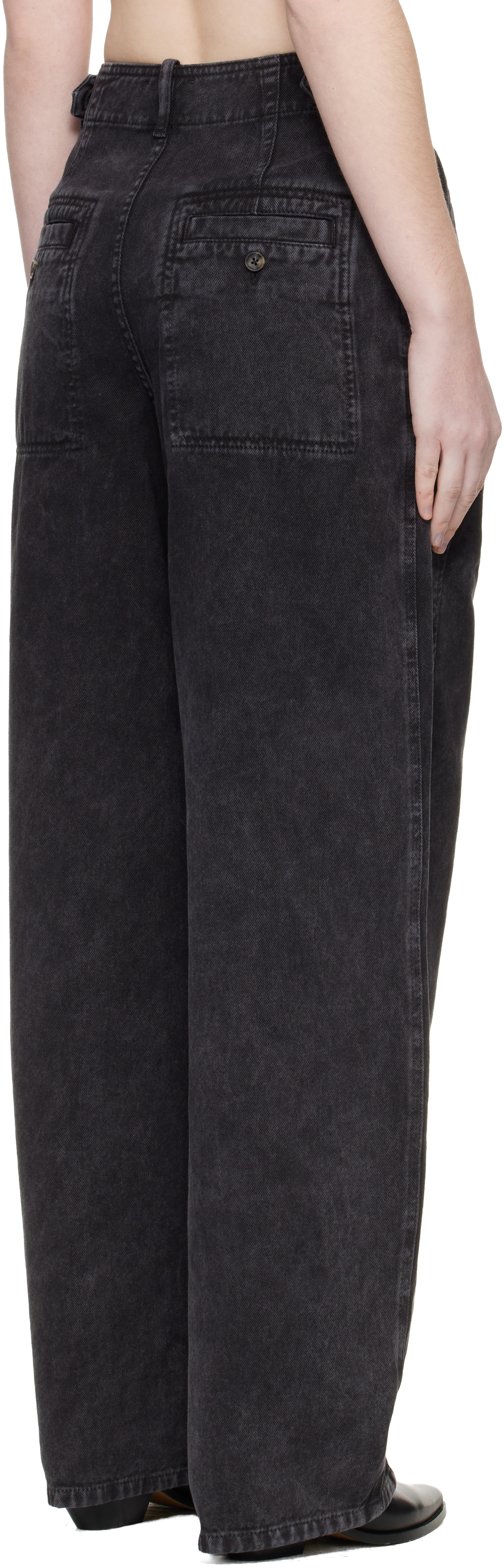 Black Ireme Trousers
