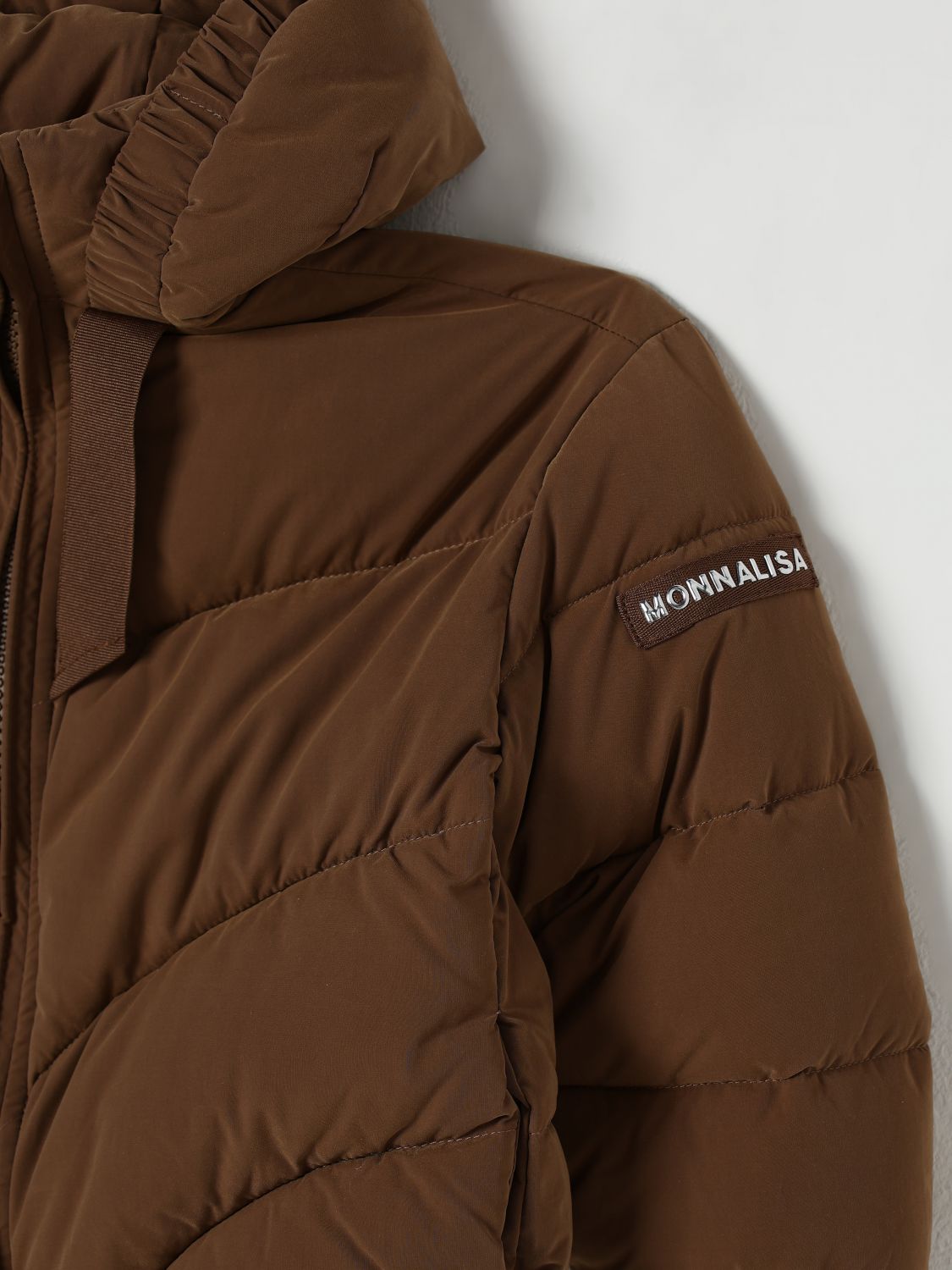 Hooded padded jacket - Neutrals