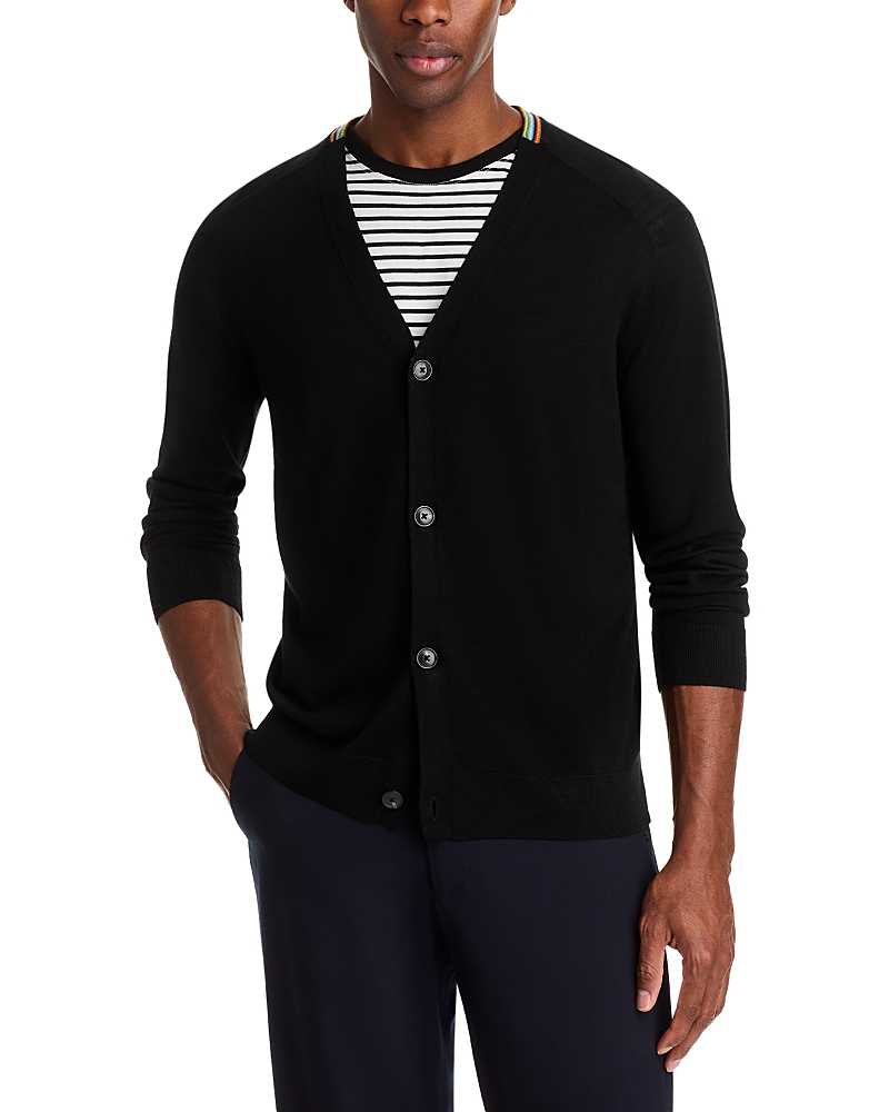Merino wool cardigan - Blue