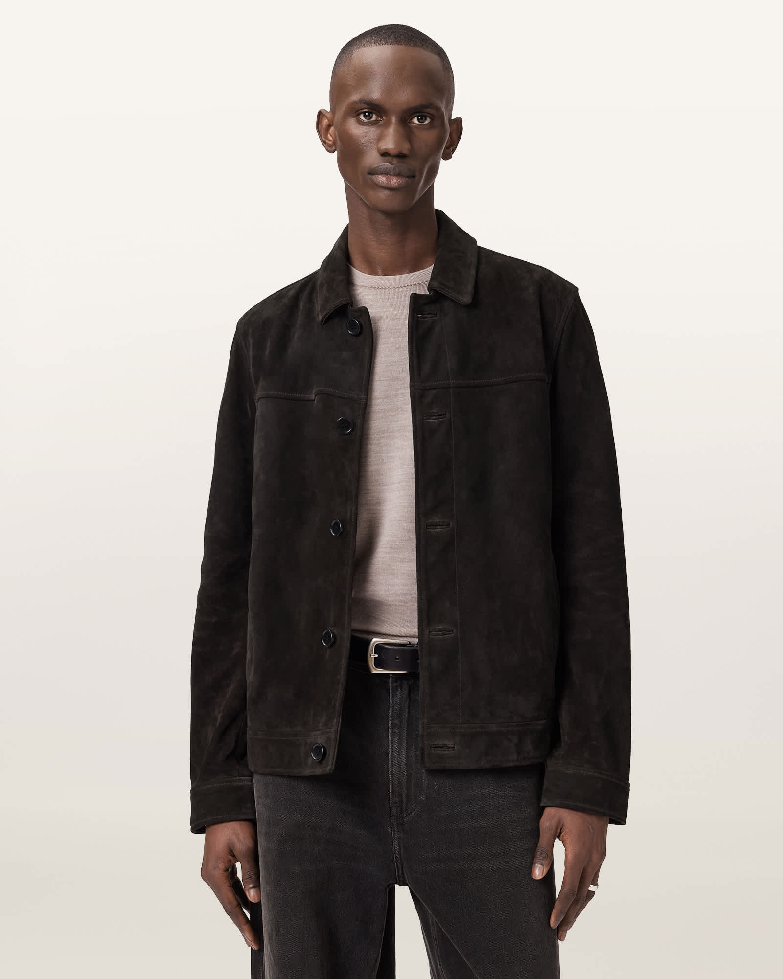 Nates Suede Slim Fit Jacket