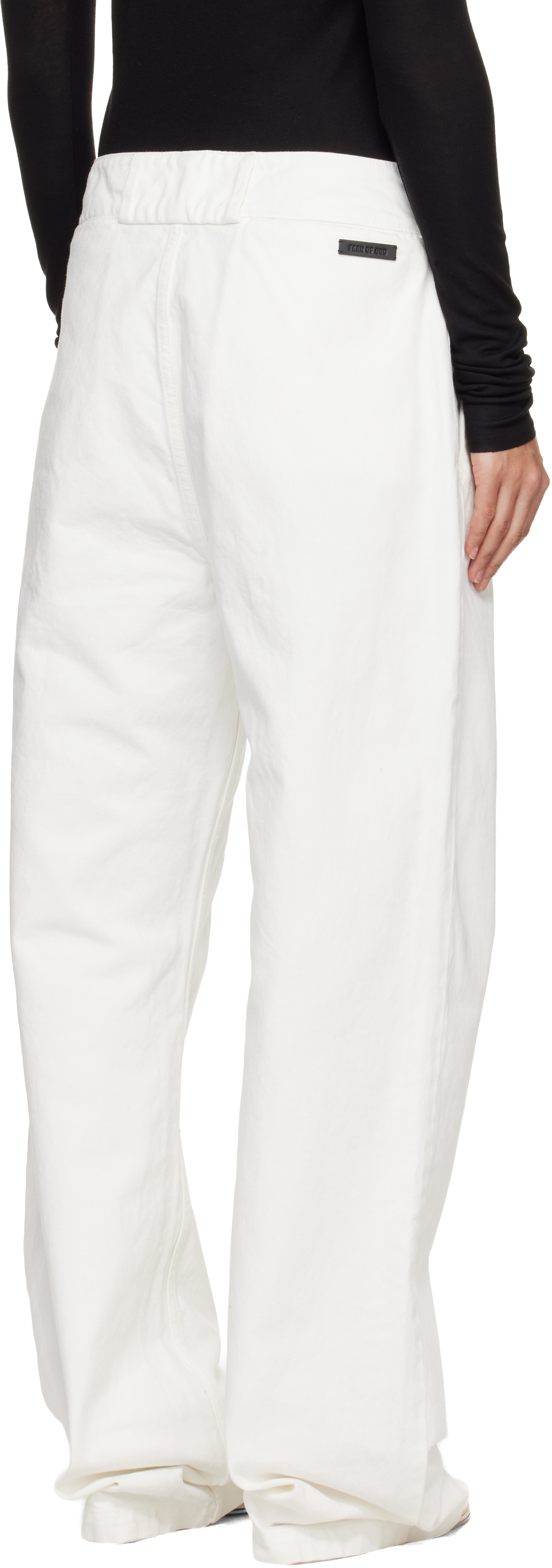 White Utility Trousers