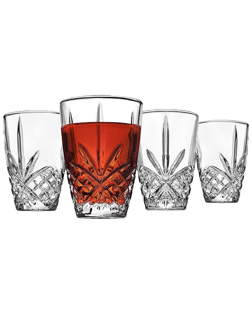 Set Of 4 Dublin Crystal Juice Glasses