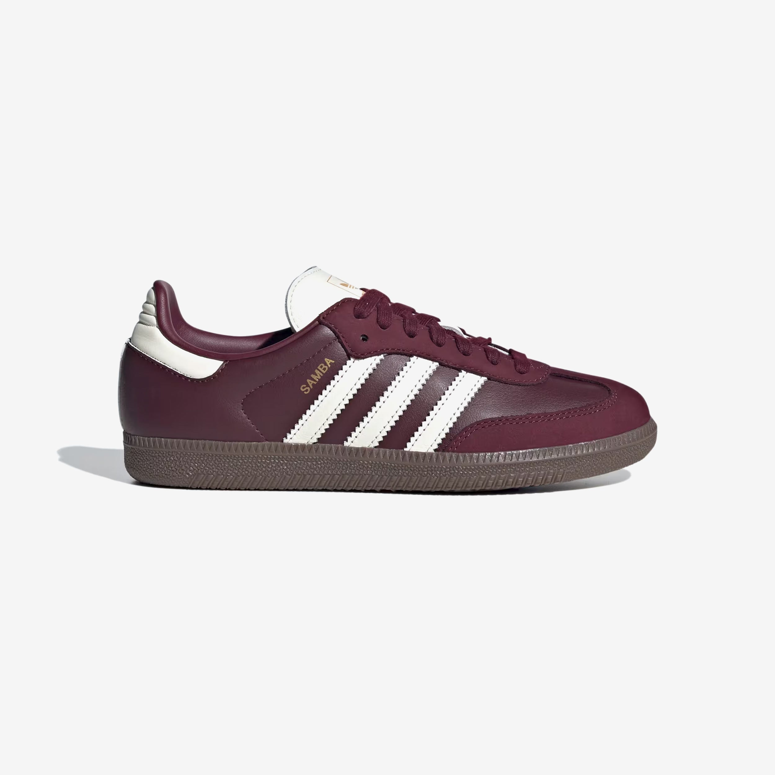 Adidas Women's Samba OG - maroon/off white/GUM 3 - unisex