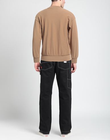 Afterlabel Man Sweatshirt Camel Size L Cotton