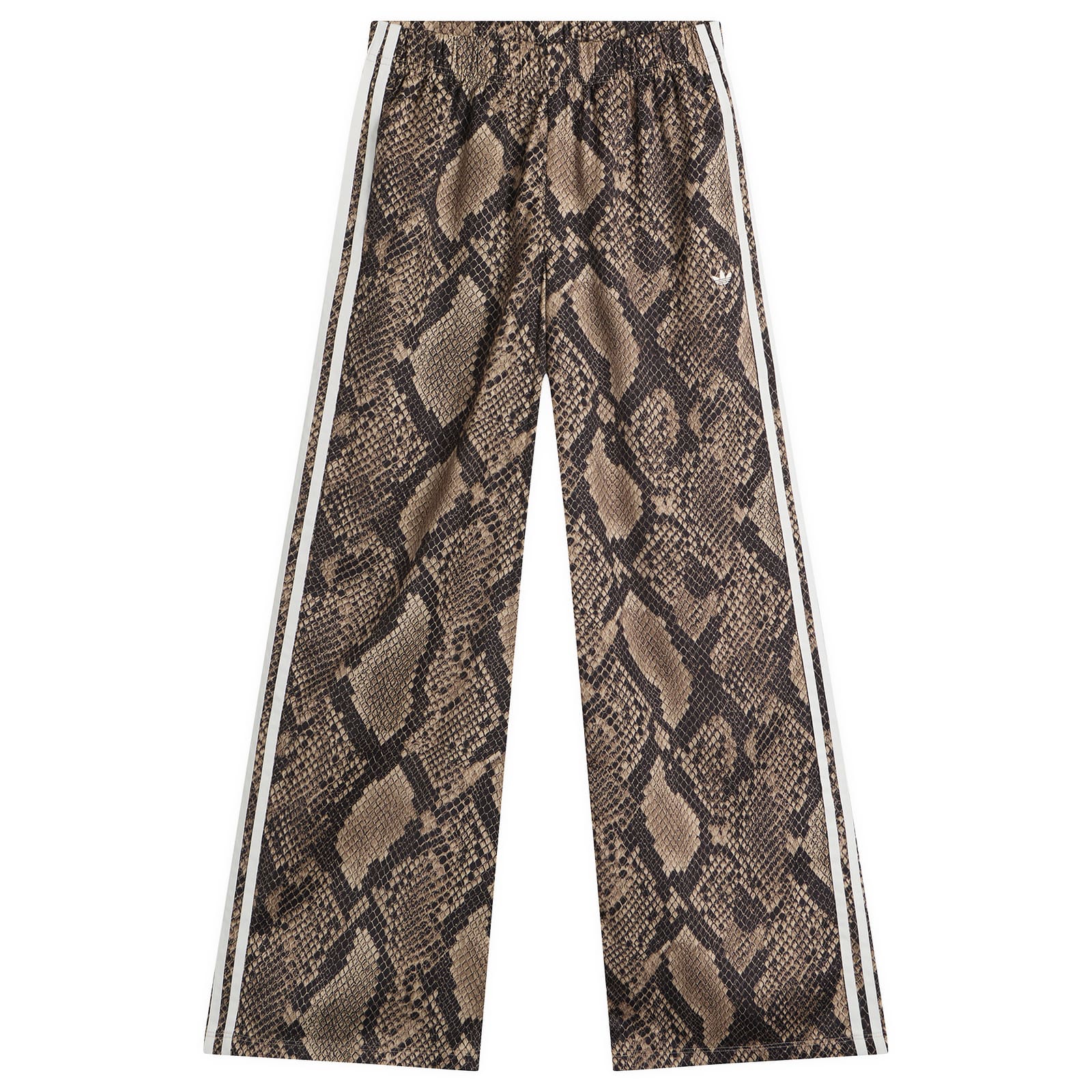 Women's Satin Wide Leg Track Pant Linen/Magic Beige