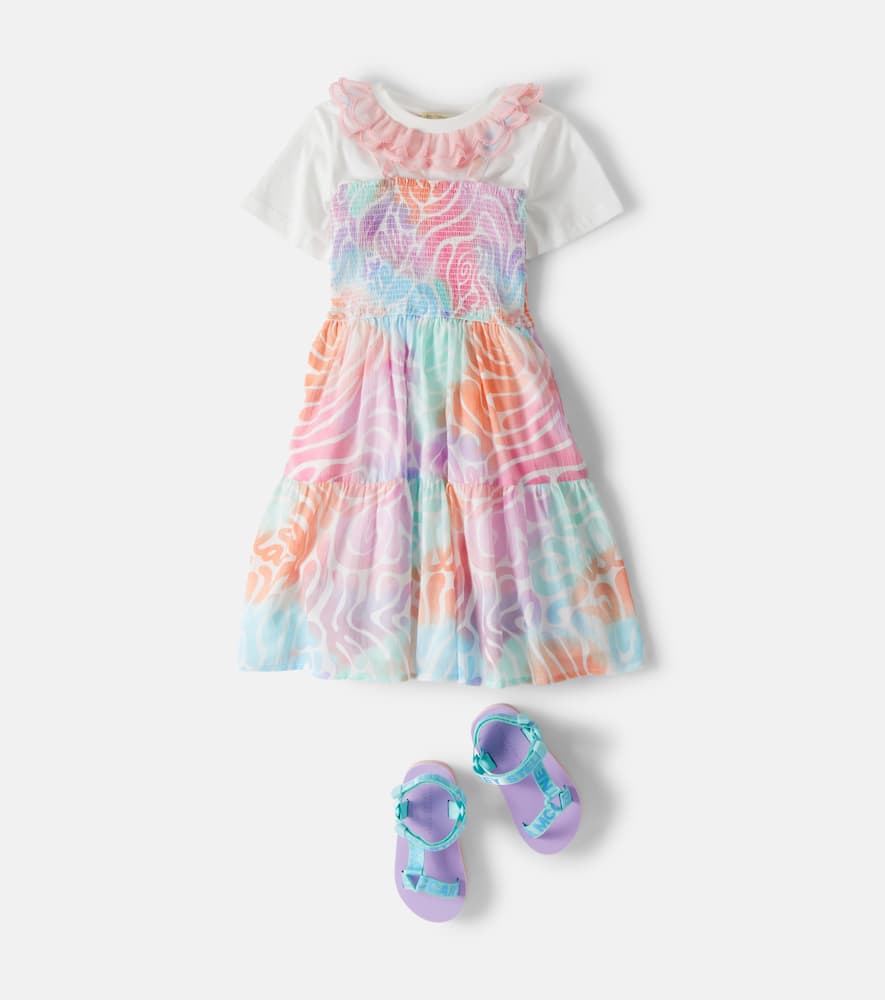 Printed cotton dress