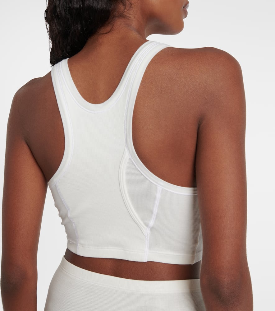 Pamela cotton-blend tank top