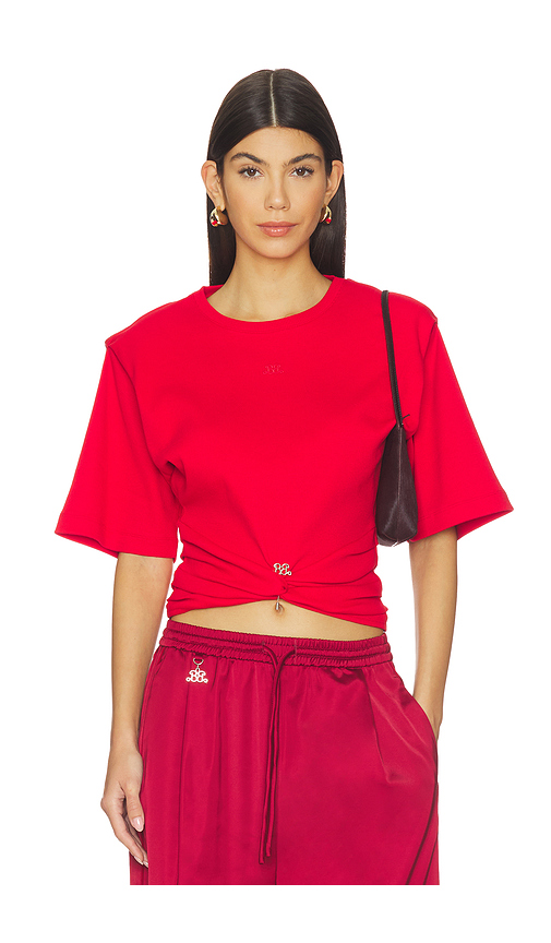 Gestuz X Barbie Skipper Tee in Red. L. Also in XXS