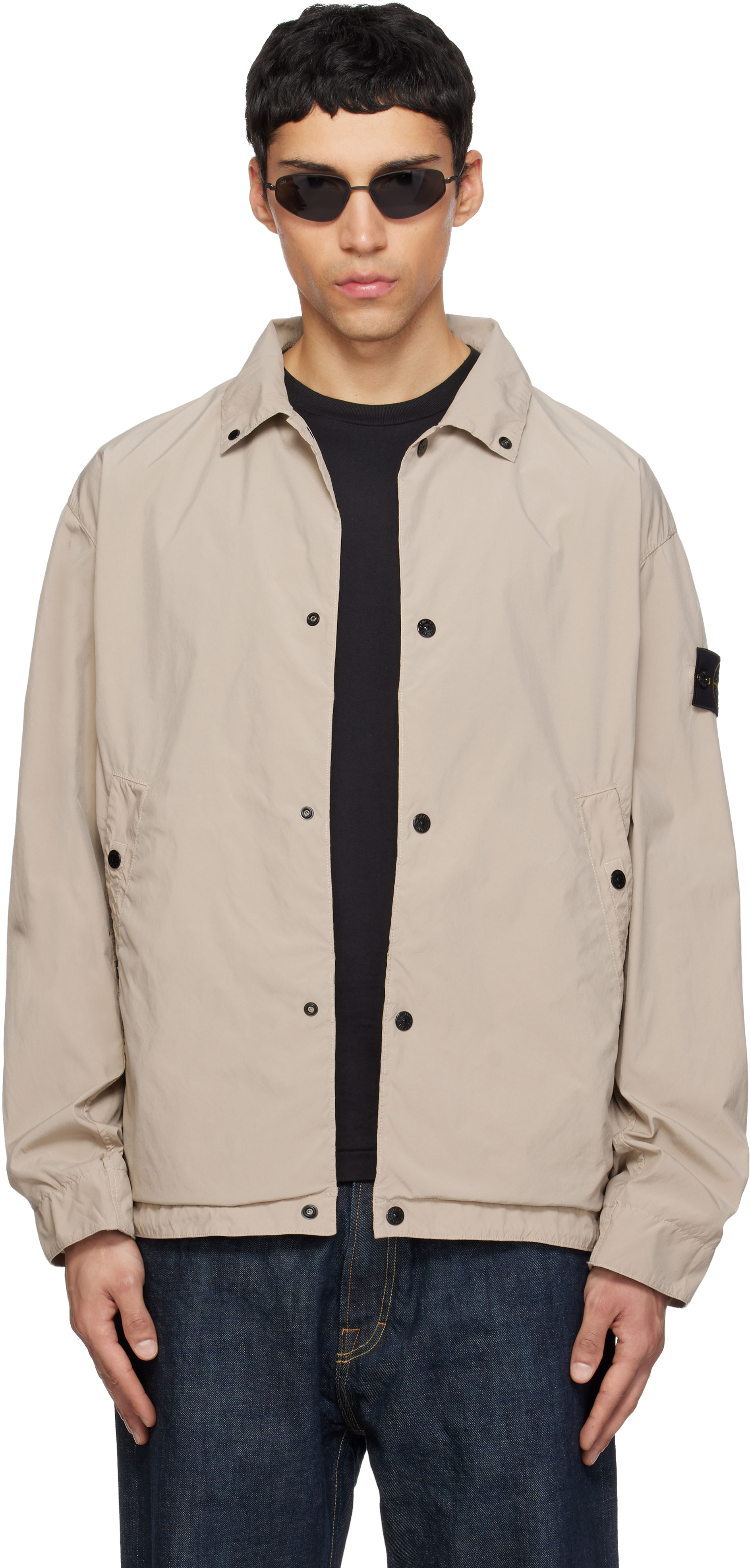 Beige 4100041 Light Compact Touch Poly-TC Jacket
