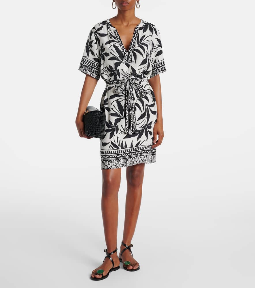 Vanessa printed shirt dress