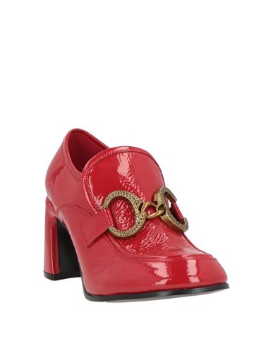 Woman Loafers Red Size 7 Leather