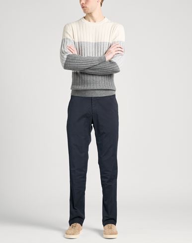 Man Pants Midnight blue Size 42 Cotton, Elastane