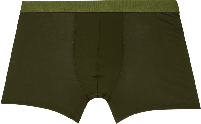 CDLP Three-Pack Green Boxer Briefs