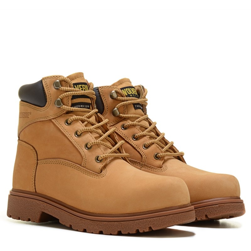 Men's Cheyenne Slip Resistant Medium/Wide Work Boots (Gold Tan)