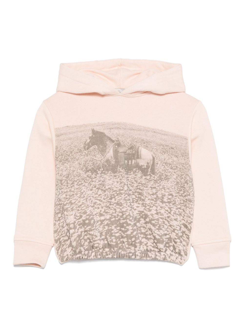Graphic-print hoodie - Pink