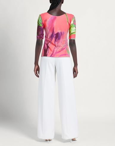 Woman Top Coral Size 4 Polyamide, Elastane