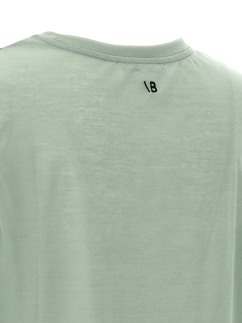 Green Logo embroidery top