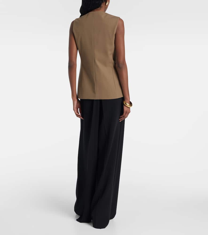 Cotton twill vest