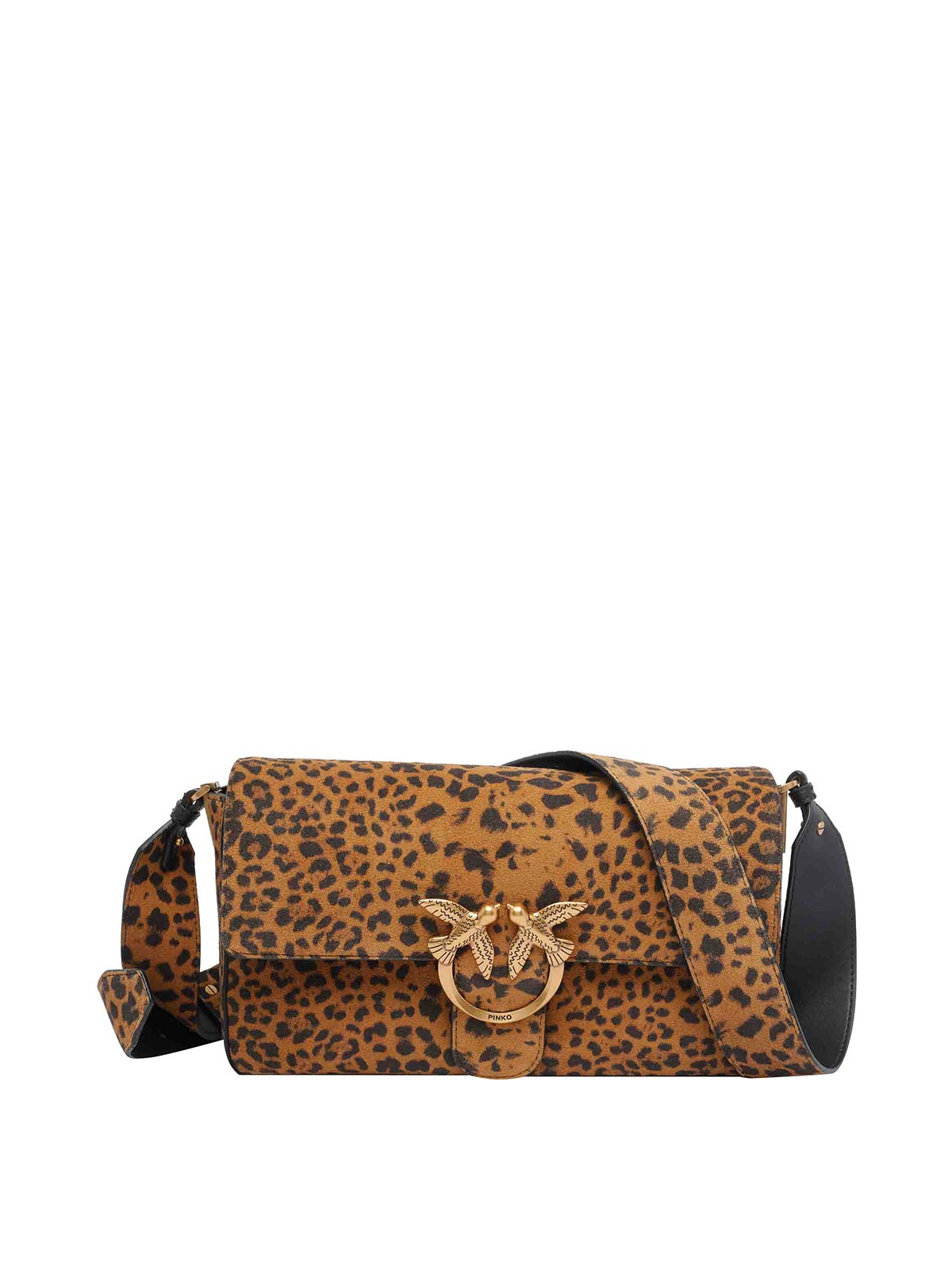 Leopard Suede Slouchy Bag