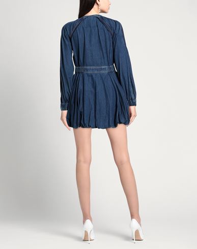 Woman Mini dress Blue Size XS Cotton