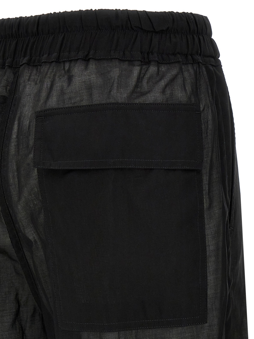 Black Dietrich drawstring pants