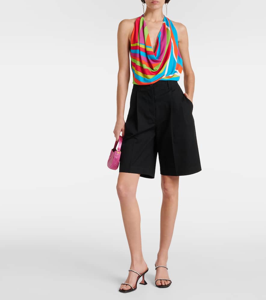 Pesci printed top